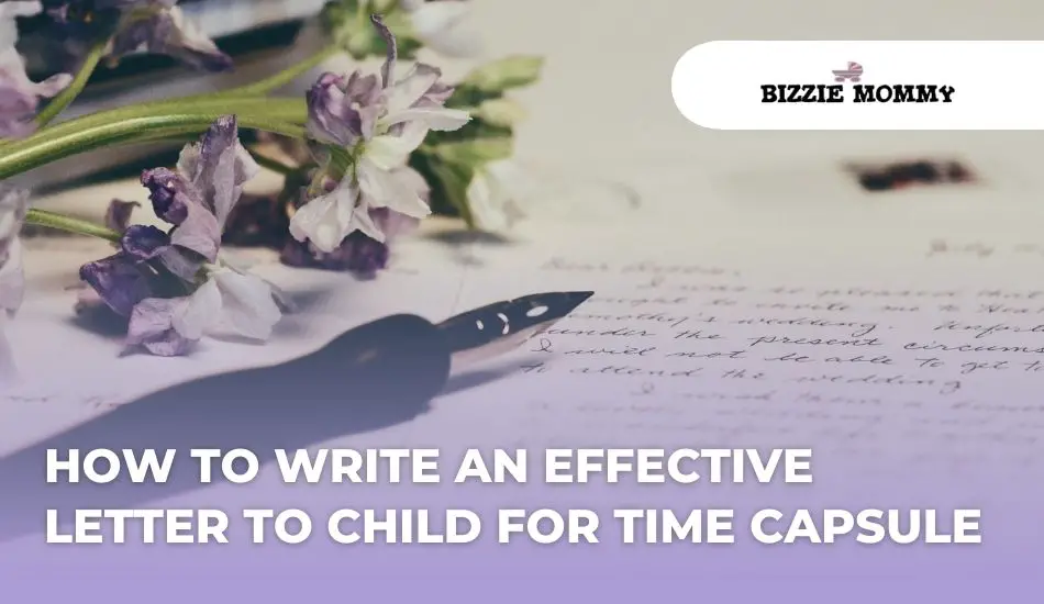 letter to child for time capsule
