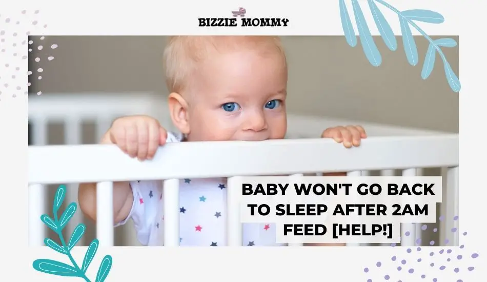 baby won't go back to sleep after 2am feed
