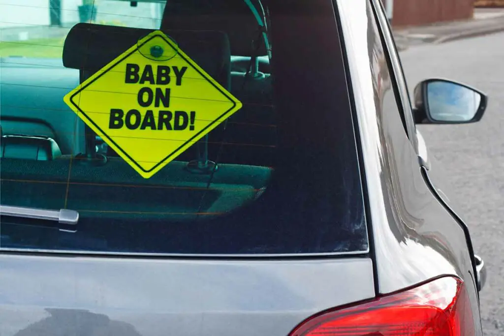 Different Types Of Baby Onboard Signs